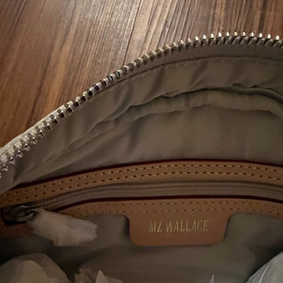NWT MZ WALLACE Quilted Madison Belt Bag FROST - Picture 8 of 8